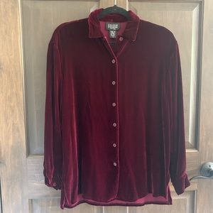 Eileen Fisher Velvet blouse